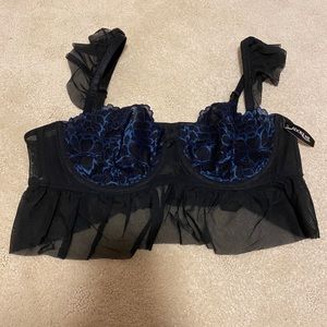 AdoreMe 36C ruffle lace bra